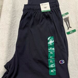 Men’s navy champion pants xl nwt